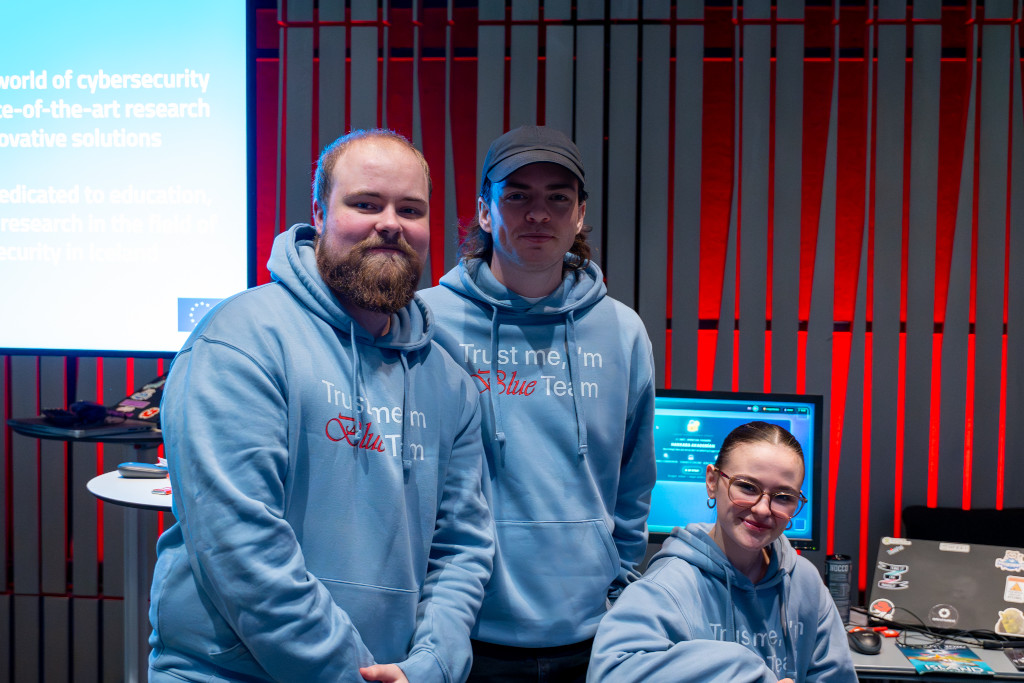 Part of the Frostbyte group at the UTmessan booth on Tech Day